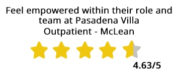 Feel empowered within their role and team at Pasadena