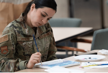 active duty art therapy